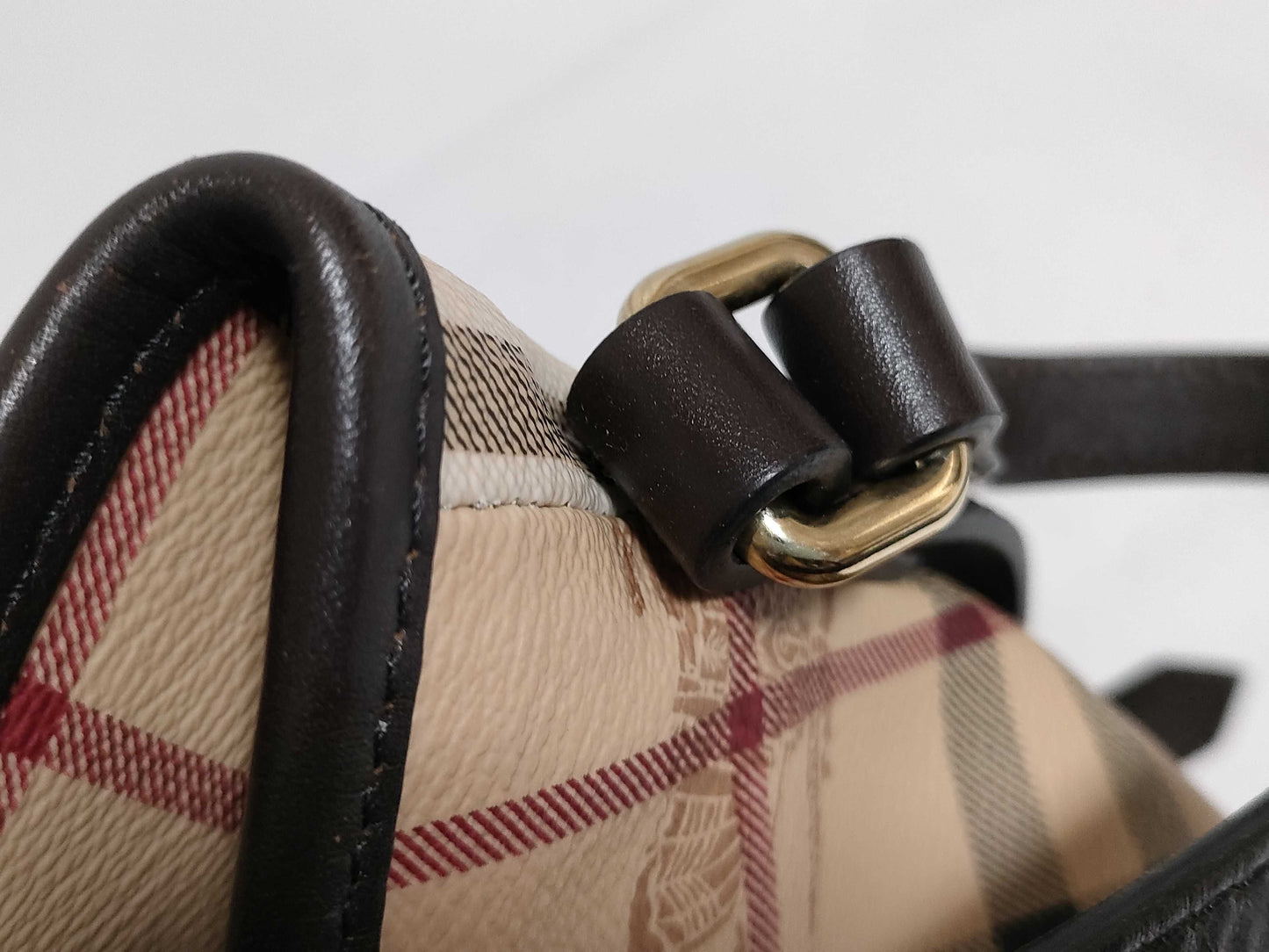 BURBERRY HK - Burberry 3908601 Haymarket Check Shoulder Bag