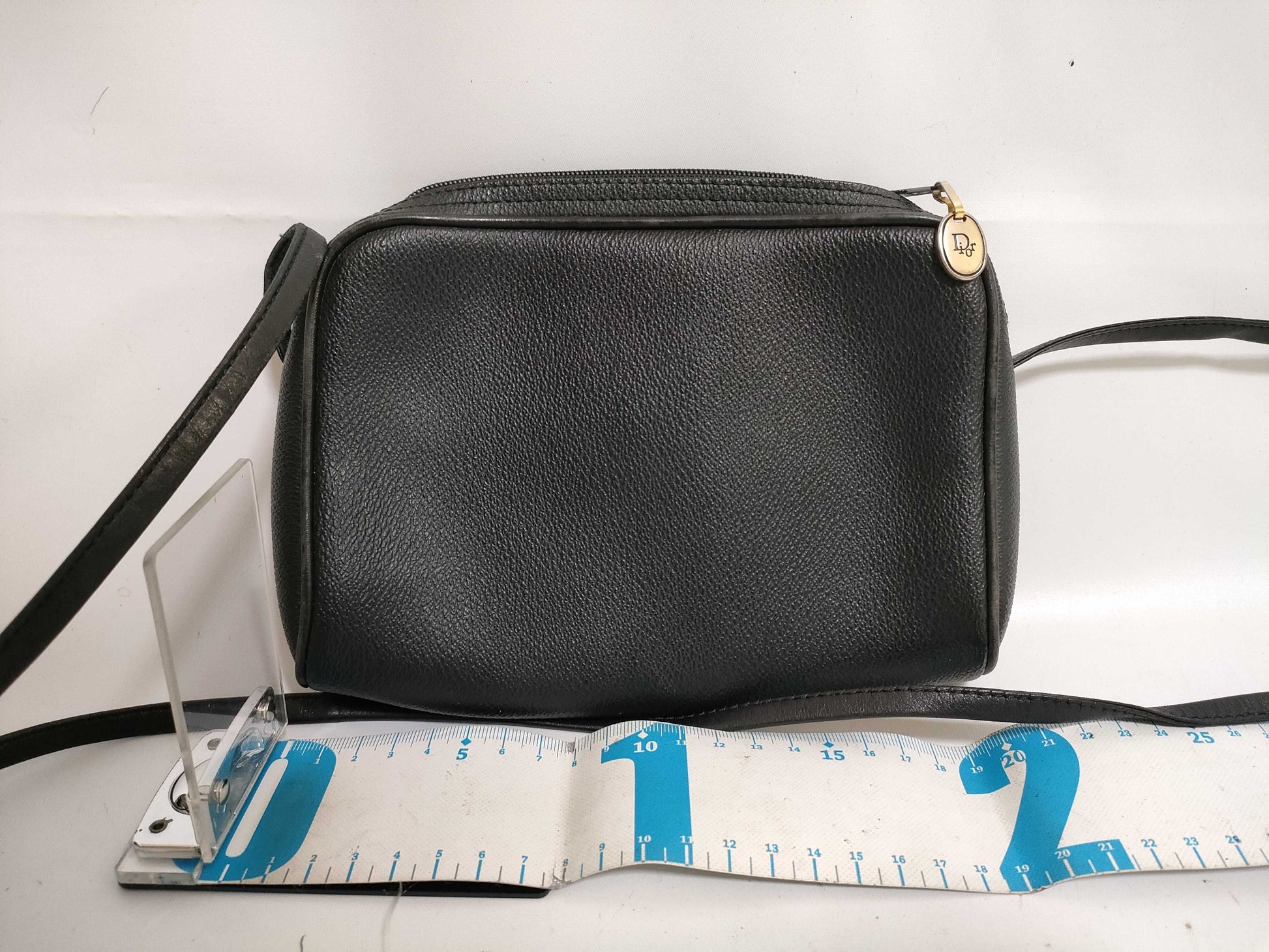Dior HK - Dior Vintage Leather Black Shoulder Bag