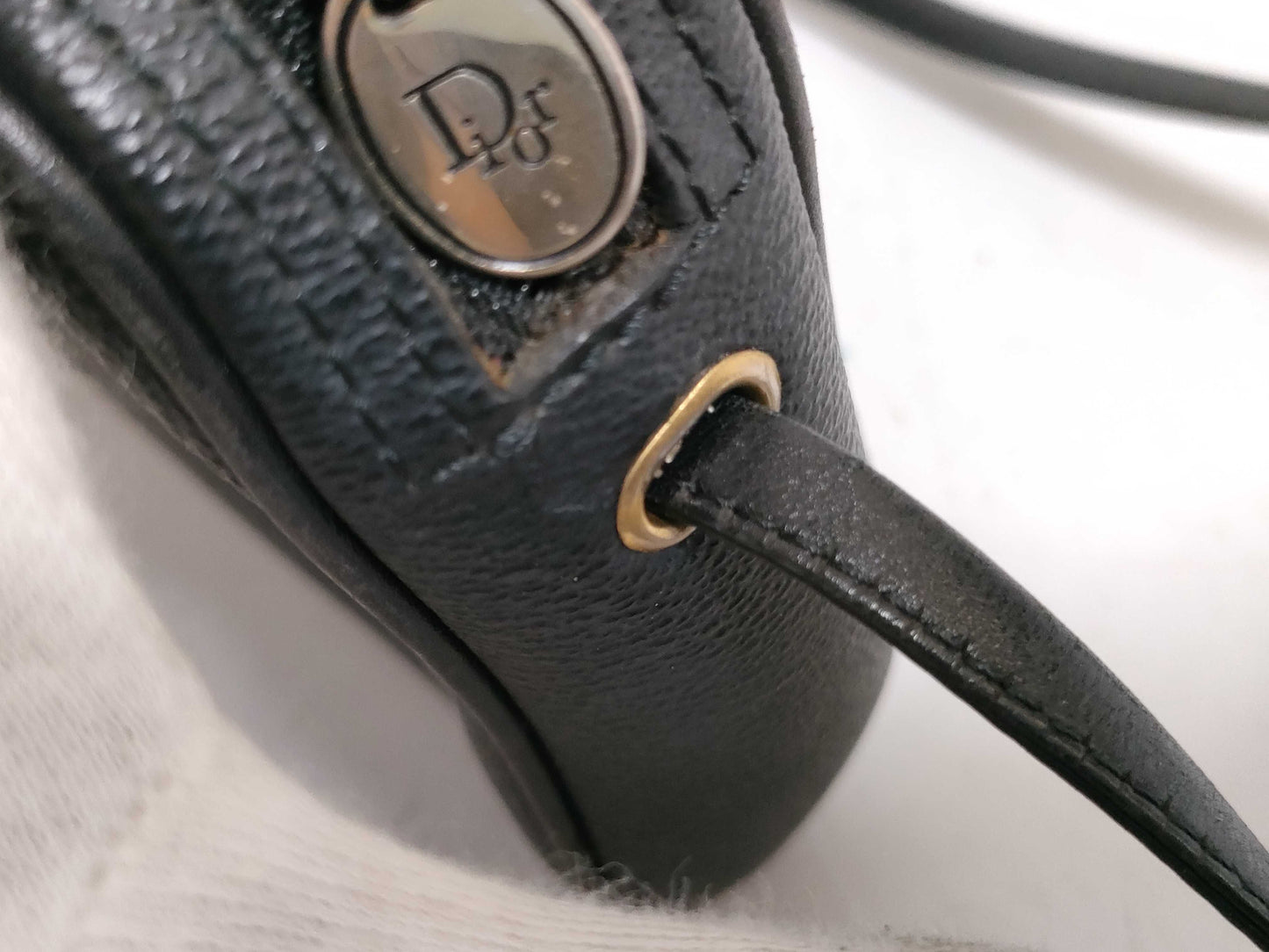 Dior HK - Dior Vintage Leather Black Shoulder Bag
