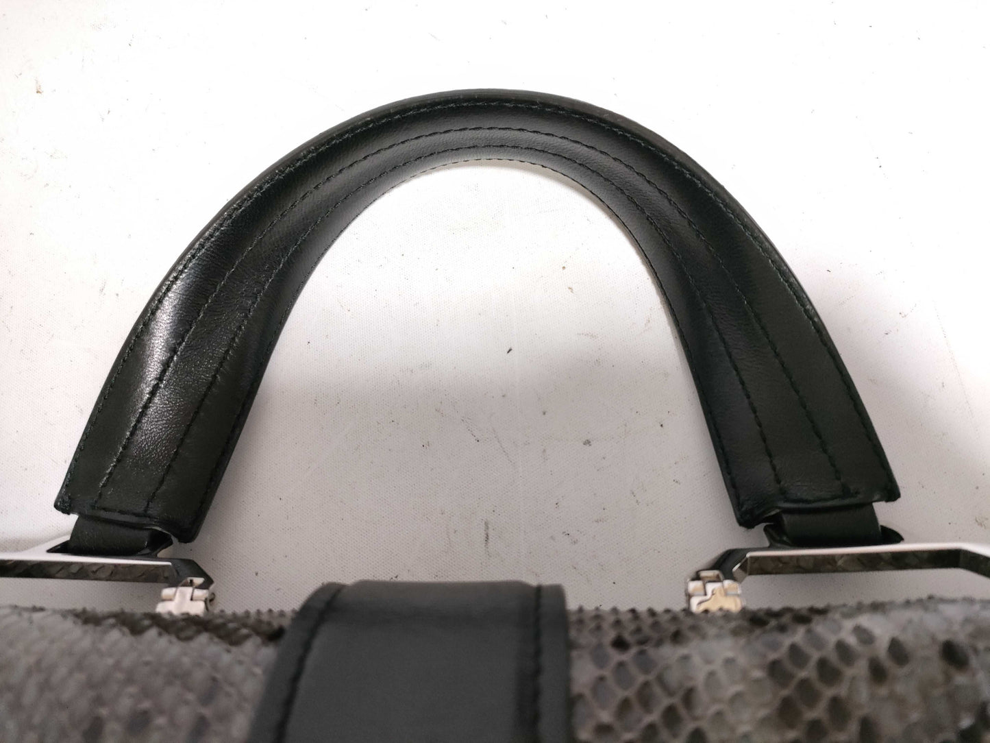 miu miu miu leather x harako 2-way handbag black 5BA133 handbag