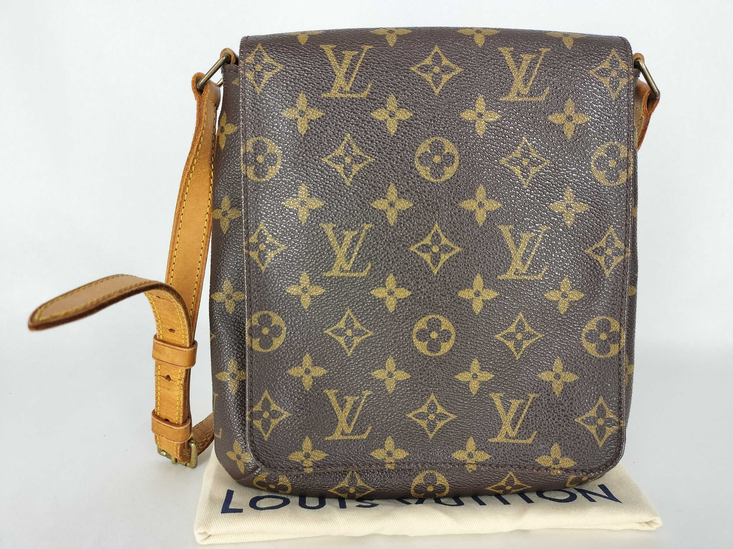 LOUIS VUITTON Monogram Vuitton Monogram Musette Salsa M51258 AS1000 Shoulder Bag