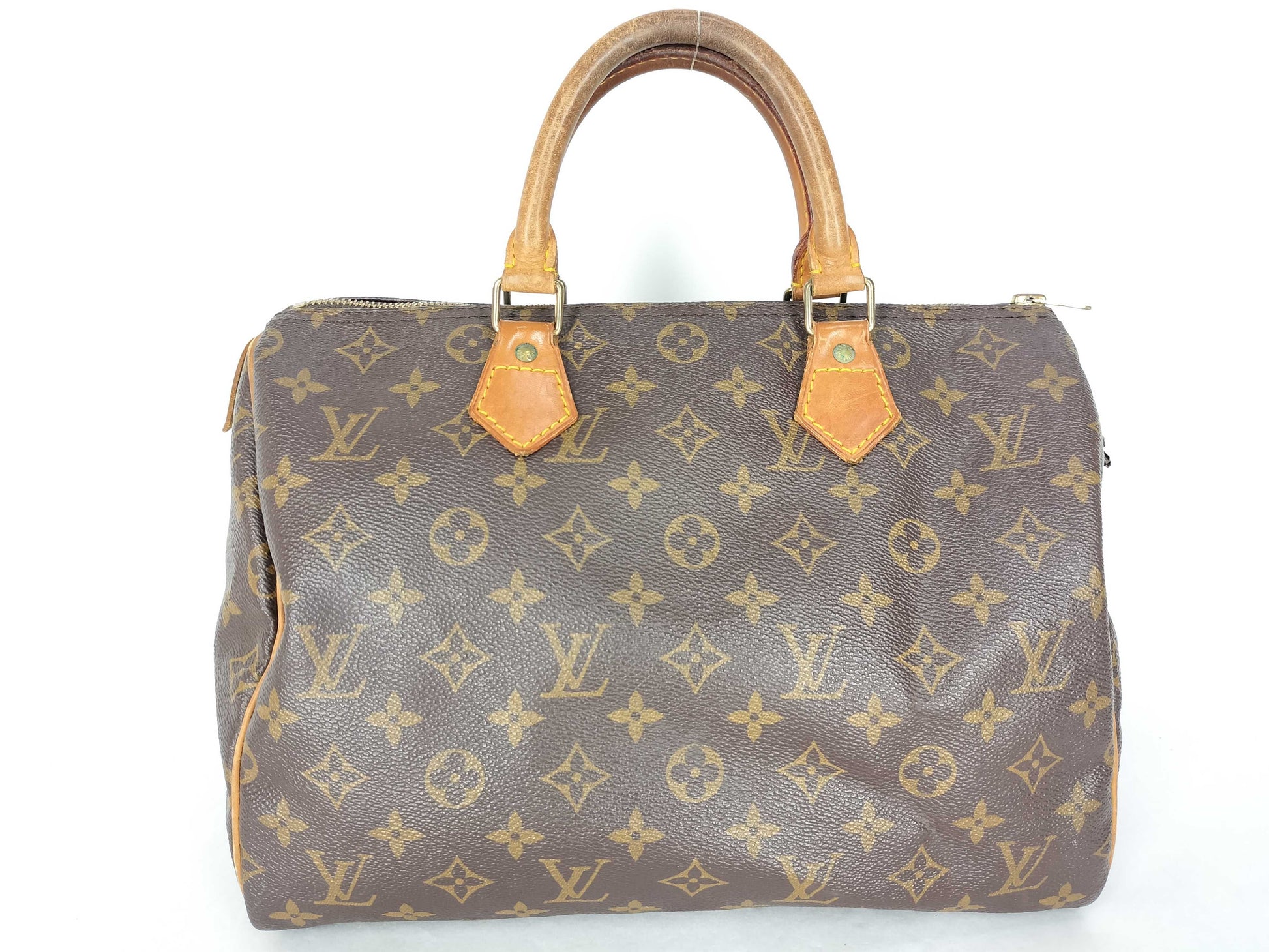 LOUIS VUITTON Monogram Vuitton Monogram Speedy 30 M41526 Serial Indistinct Brown Boston Bag