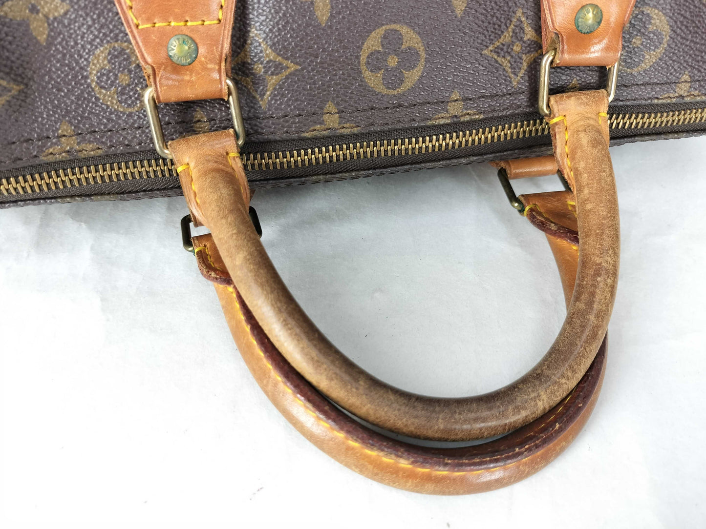 LOUIS VUITTON Monogram Vuitton Monogram Speedy 30 M41526 Serial Indistinct Brown Boston Bag
