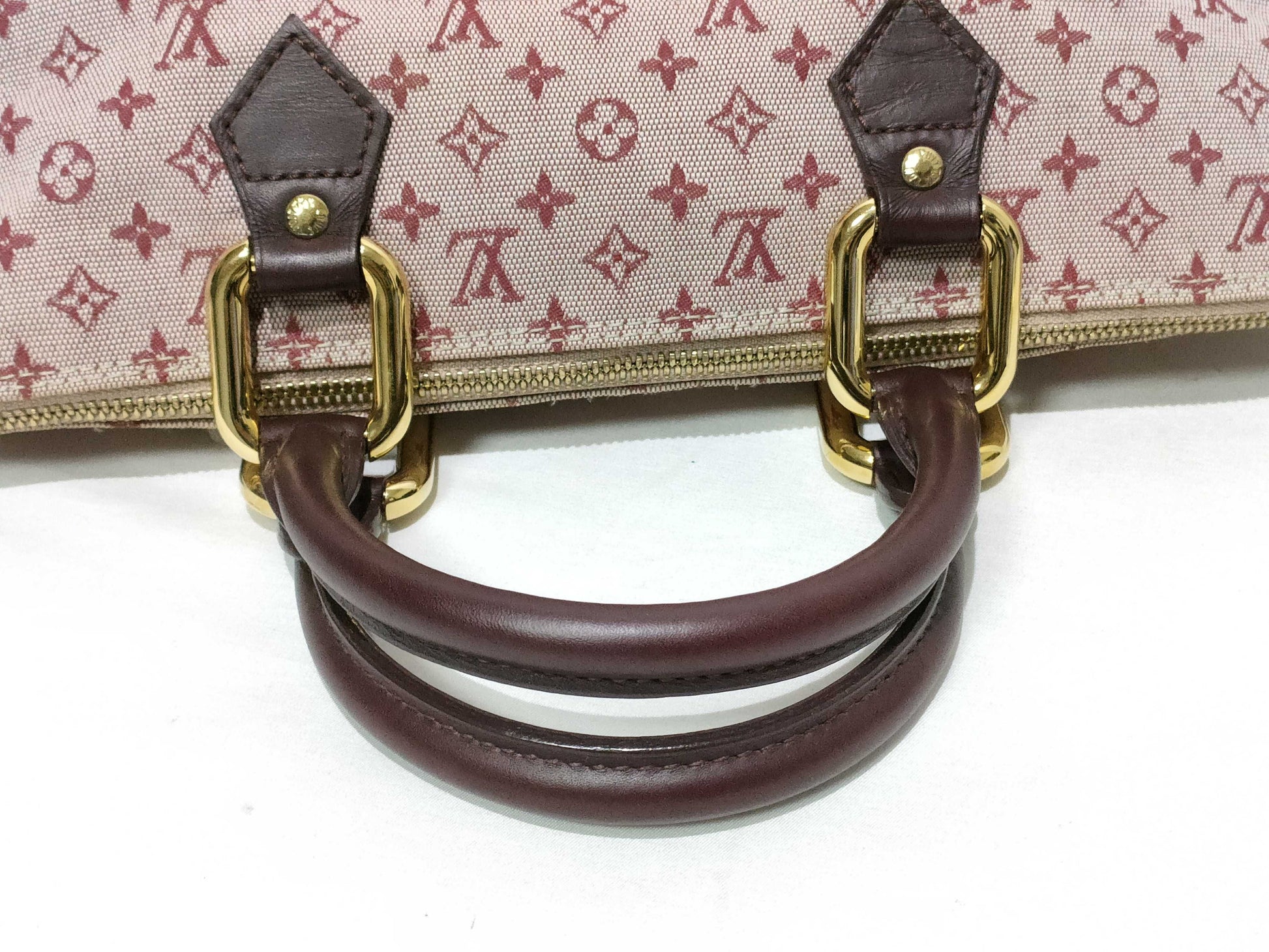 LOUIS VUITTON Monogram Denim ID-Louis Vuitton Monogram Canvas Mini Alma Ron M92207 #MI1012 Handbag