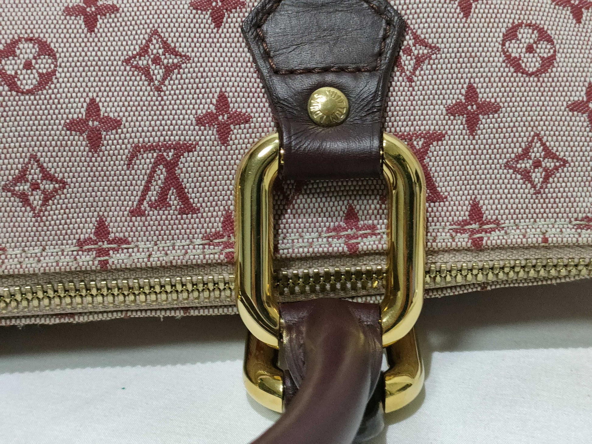 LOUIS VUITTON Monogram Denim ID-Louis Vuitton Monogram Canvas Mini Alma Ron M92207 #MI1012 Handbag