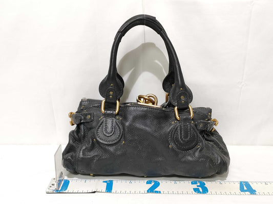 chloe Chloe Paddington Leather Handbag Black Handbag