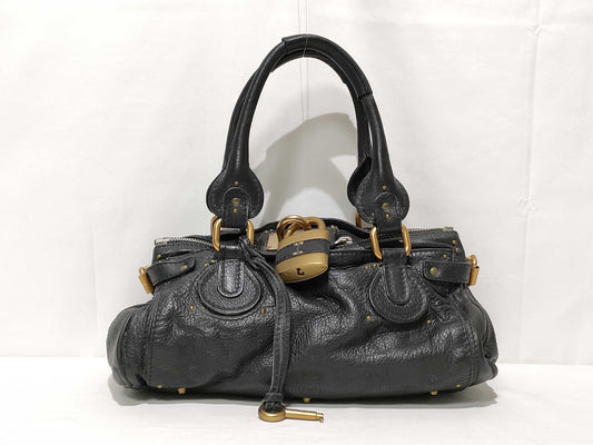 chloe Chloe Paddington Leather Handbag Black Handbag