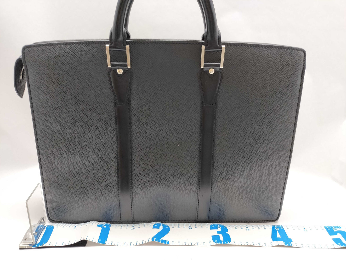 LOUIS VUITTON Taiga SG-Louis Vuitton Taiga Porte Documain Rosin M30052 Black Business Bag