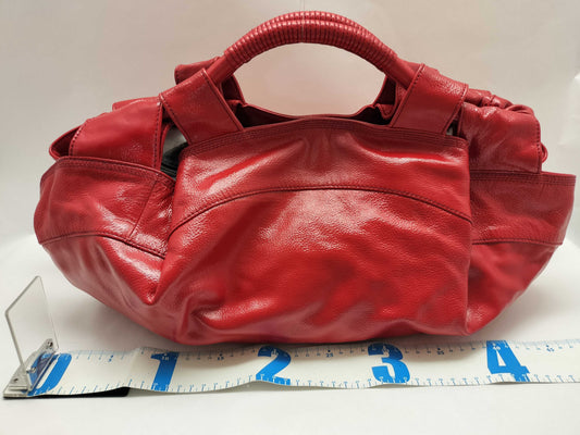 LOEWE SG-Loewe Nappa Aire Patent leather Hand bag Red Handbag