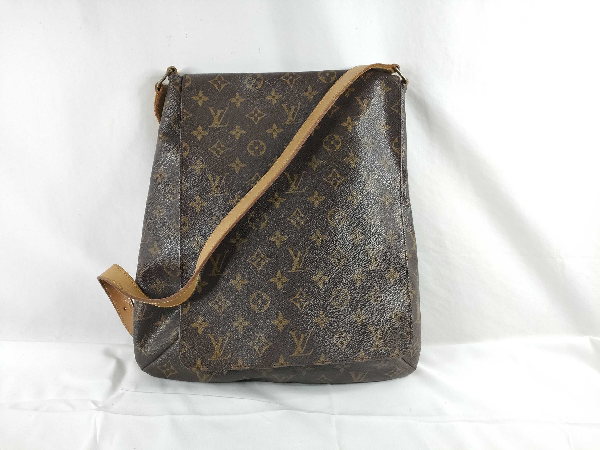 LOUIS VUITTON Monogram Vuitton Monogram Musette Salsa M51258 Brown Shoulder Bag