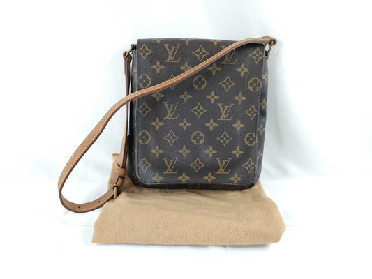LOUIS VUITTON Monogram SG-Louis Vuitton Monogram Musette salsa M51387 SD0979 Brown Shoulder Bag