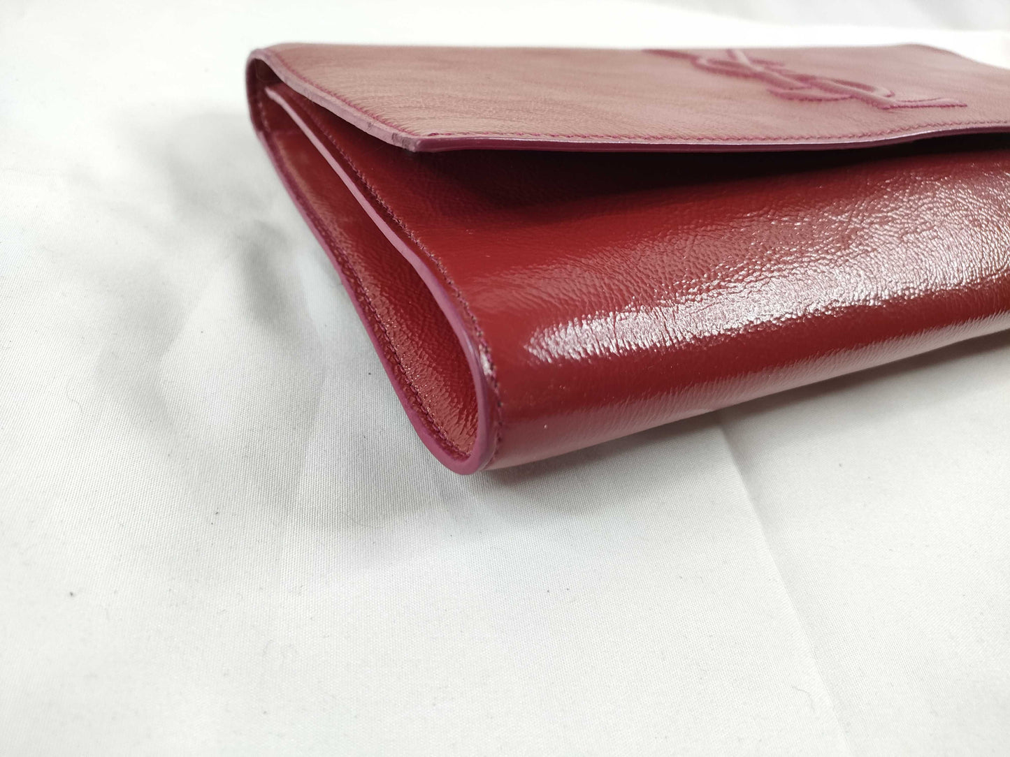 Yves Saint Laurent SG-Yves Saint-Laurent Leather Clutch bag Red 203855 Clutch Bag