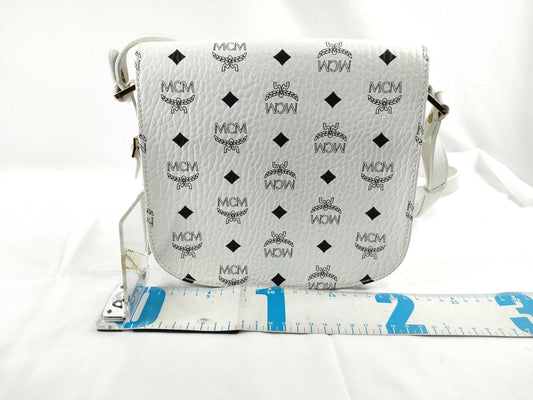 MCM SG-MCM Patricia Leather Shoulder bag White