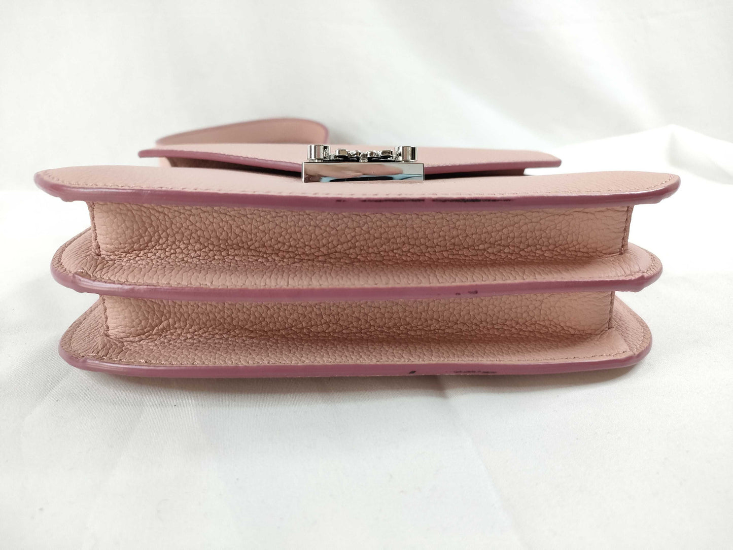 MCM SG-MCM Patricia Park Avenue Leather Shoulder Bag Pink Shoulder Bag