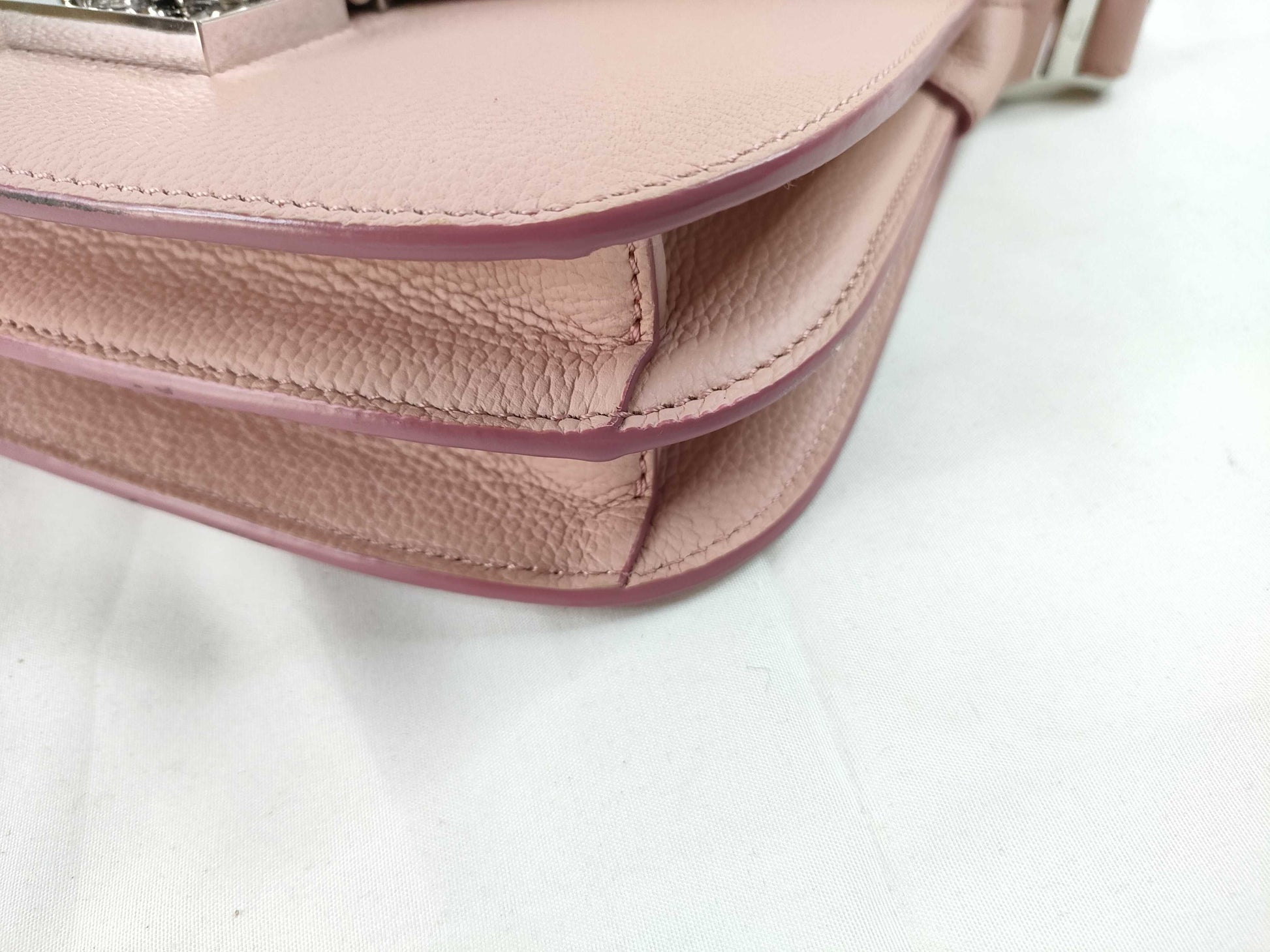 MCM SG-MCM Patricia Park Avenue Leather Shoulder Bag Pink Shoulder Bag