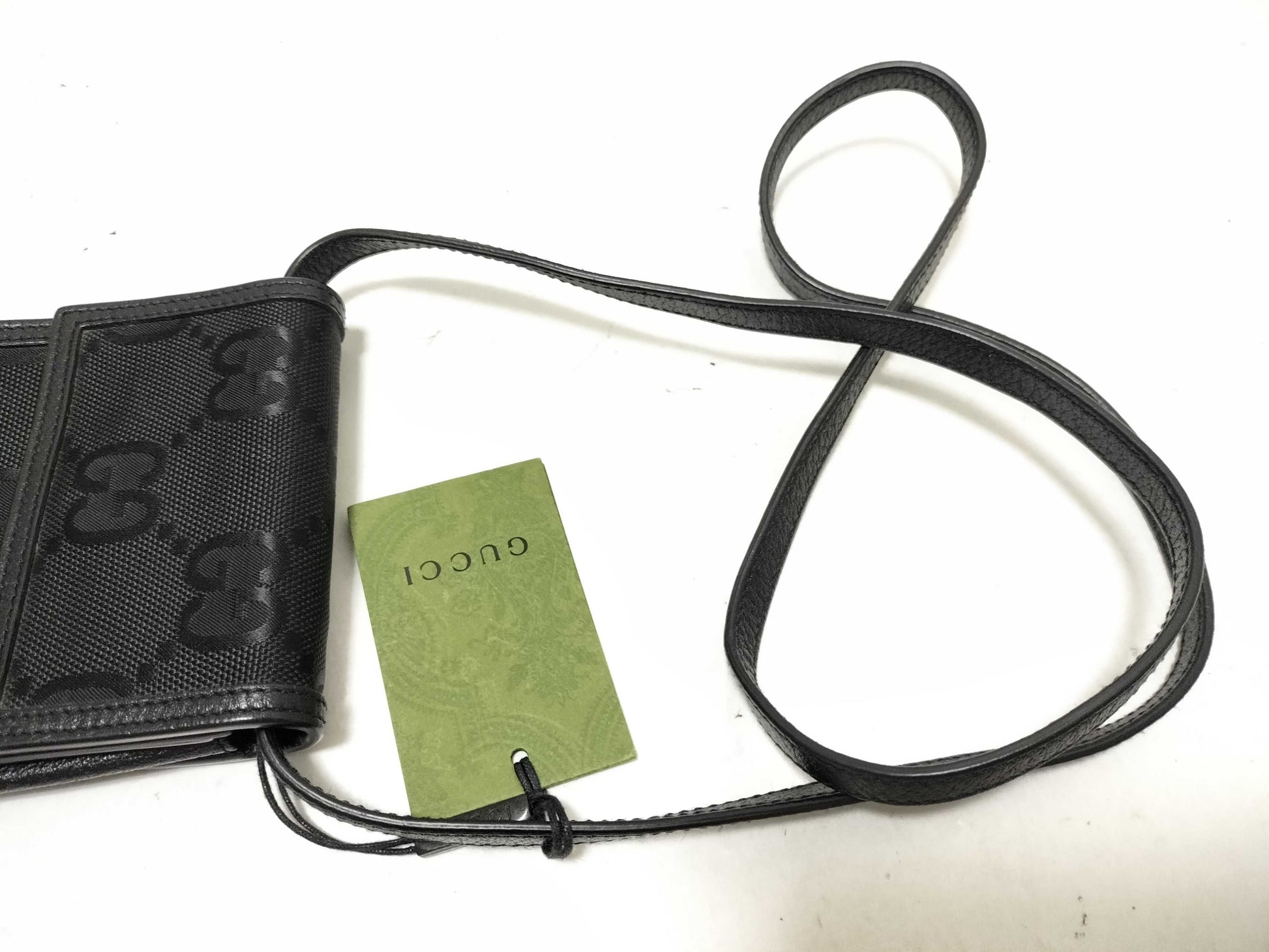 GUCCI Off-the-Grid Nylon x Leather Shoulder Bag Black 625599 Shoulder Bag