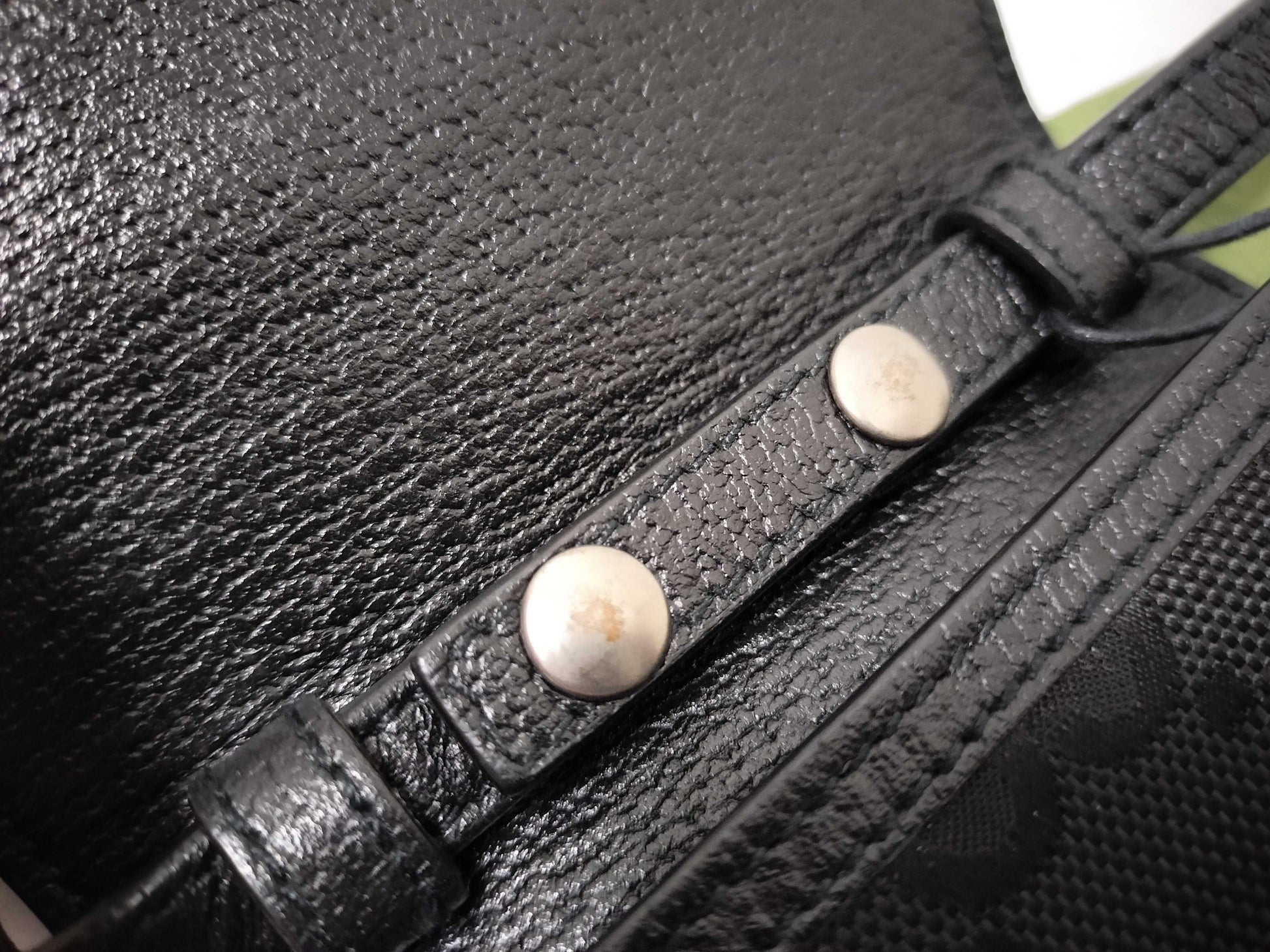 GUCCI Off-the-Grid Nylon x Leather Shoulder Bag Black 625599 Shoulder Bag