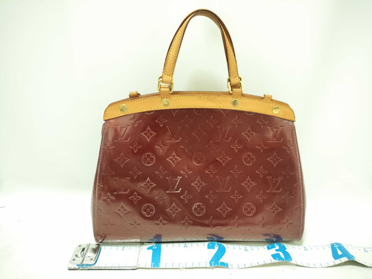 LOUIS VUITTON Verni SG-Louis Vuitton Vernis Blair MM M91690 AA3182 Brown Handbag