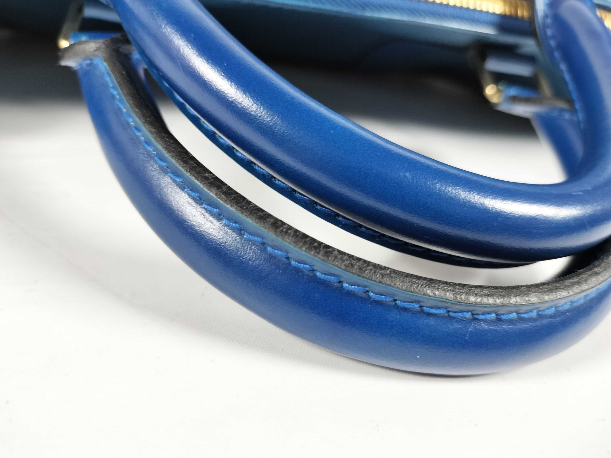 LOUIS VUITTON SG-Louis Vuitton Epi Keepall 50 M42965 VI0965 Blue Boston Bag