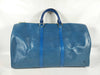 LOUIS VUITTON SG-Louis Vuitton Epi Keepall 50 M42965 VI0965 Blue Boston Bag