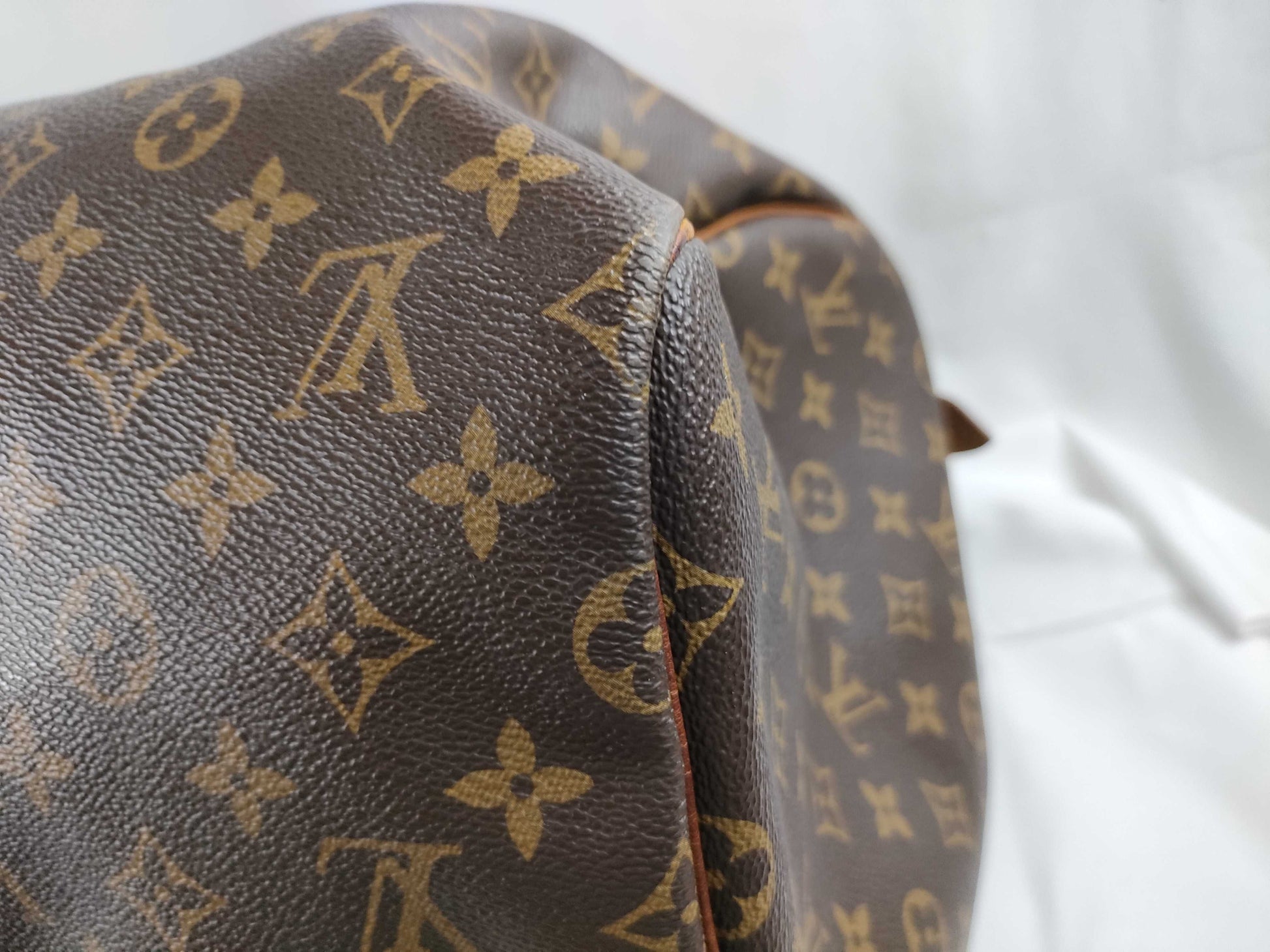 LOUIS VUITTON Monogram Vuitton Monogram Keypol 55 M41424 SP1905 Brown Boston Bag
