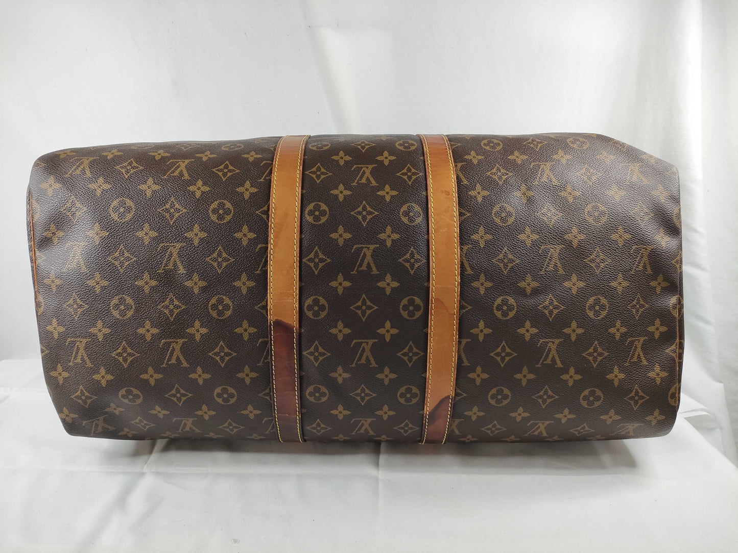LOUIS VUITTON Monogram Vuitton Monogram Keypol 55 M41424 SP1905 Brown Boston Bag