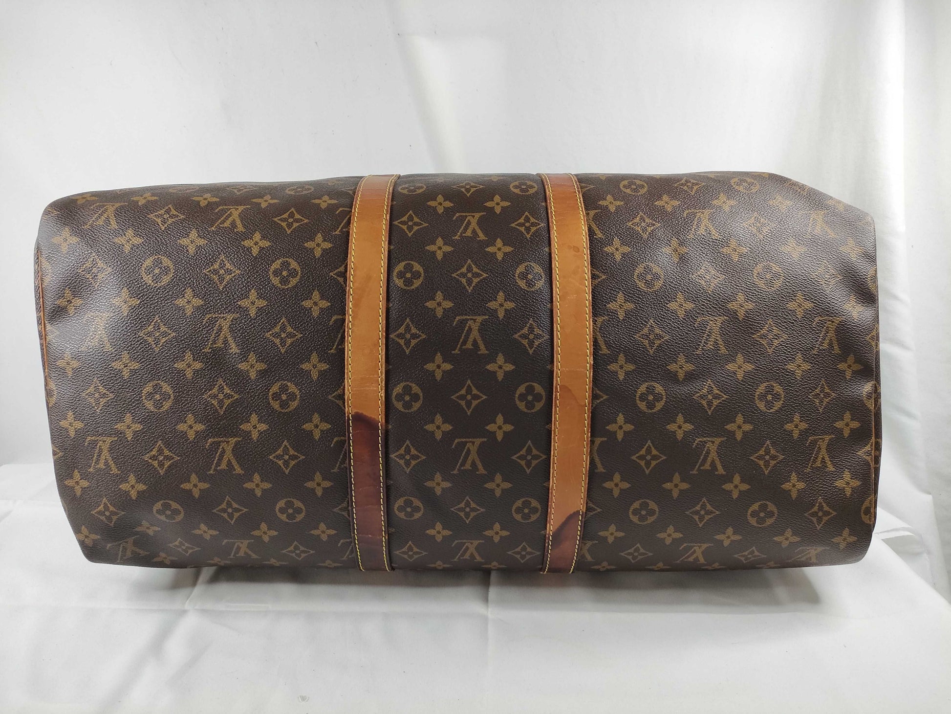 LOUIS VUITTON Monogram Vuitton Monogram Keypol 55 M41424 SP1905 Brown Boston Bag