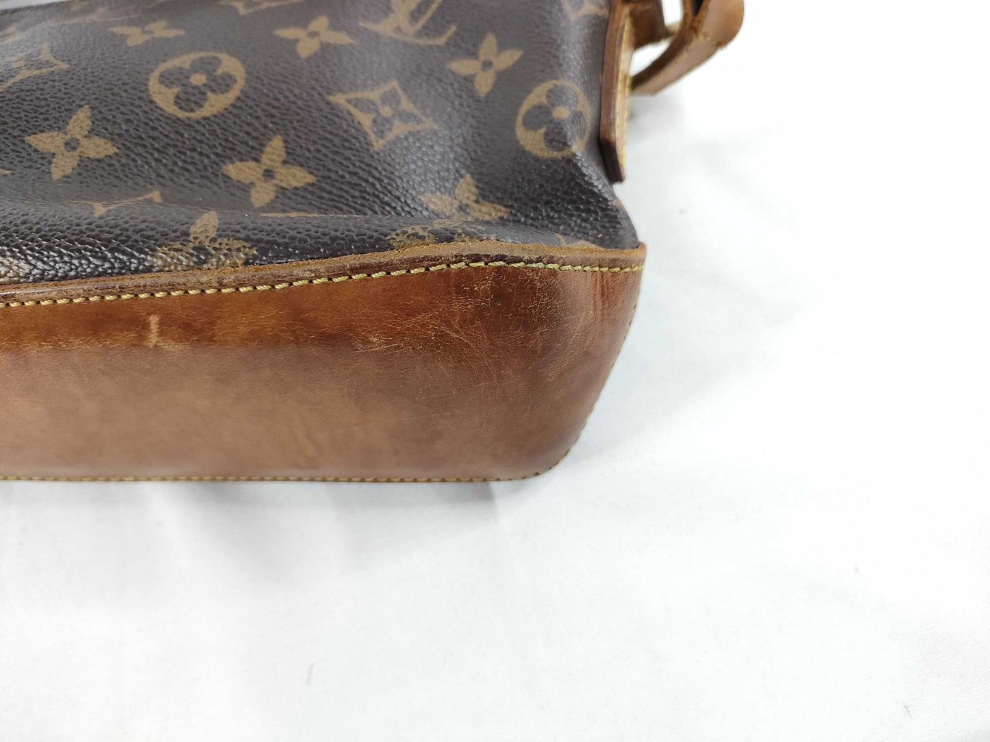LOUIS VUITTON Monogram Vuitton Monogram Trotter M51240 AR1000 Brown Shoulder Bag