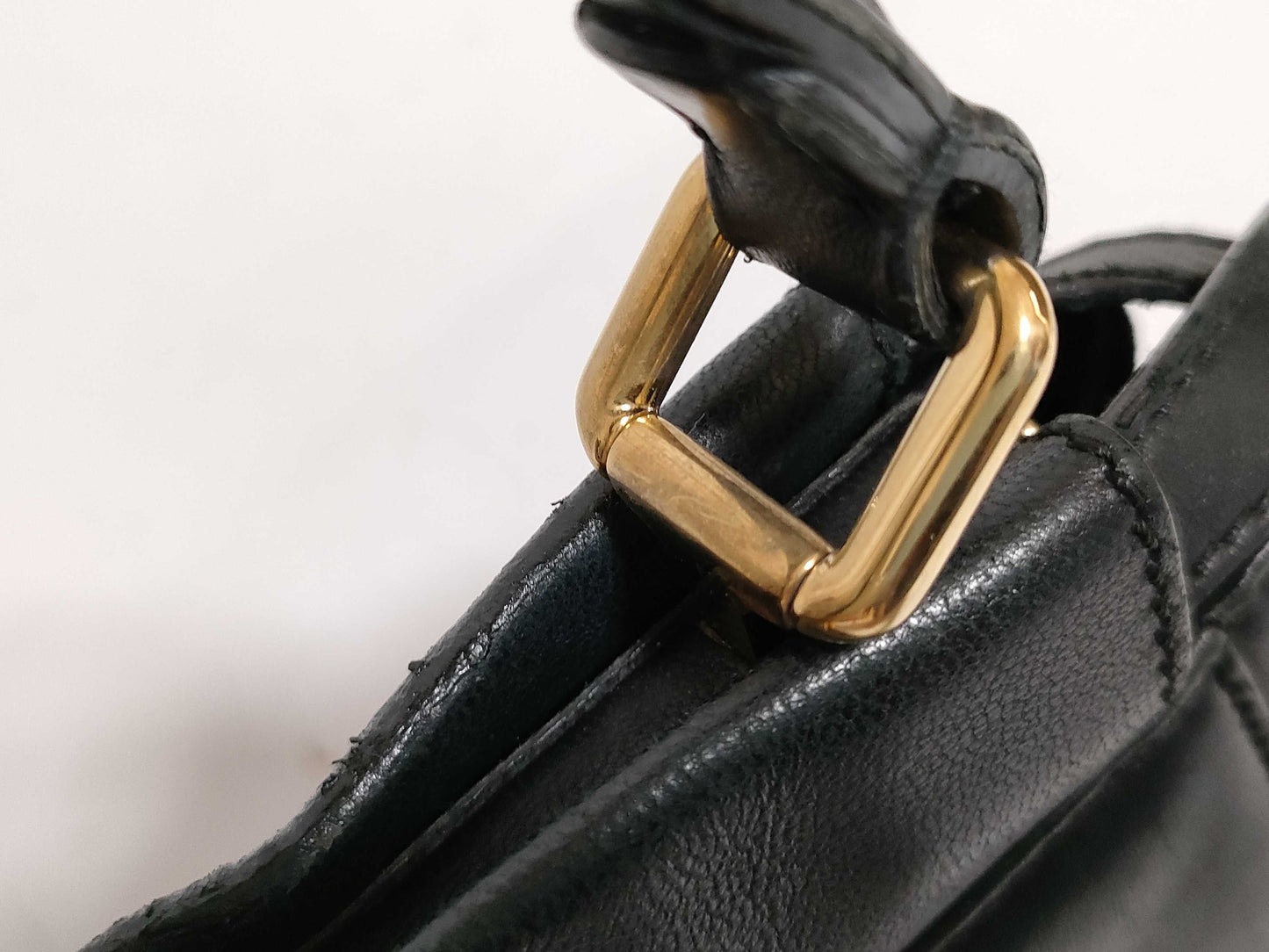 FENDI Mini Peekaboo Leather 2-Way Shoulder Bag Shoulder Bag
