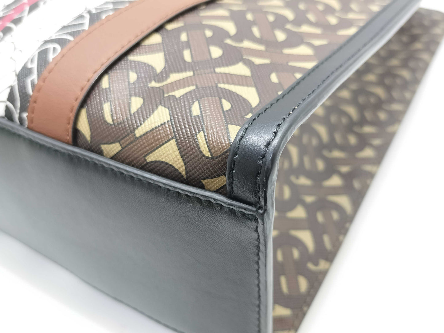 BURBERRY TB Monogram 2-Way Shoulder Bag/Handbag