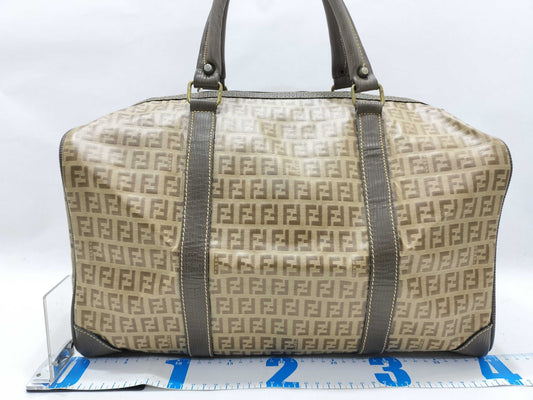 FENDI Zucchino PVC Boston Bag Boston Bag