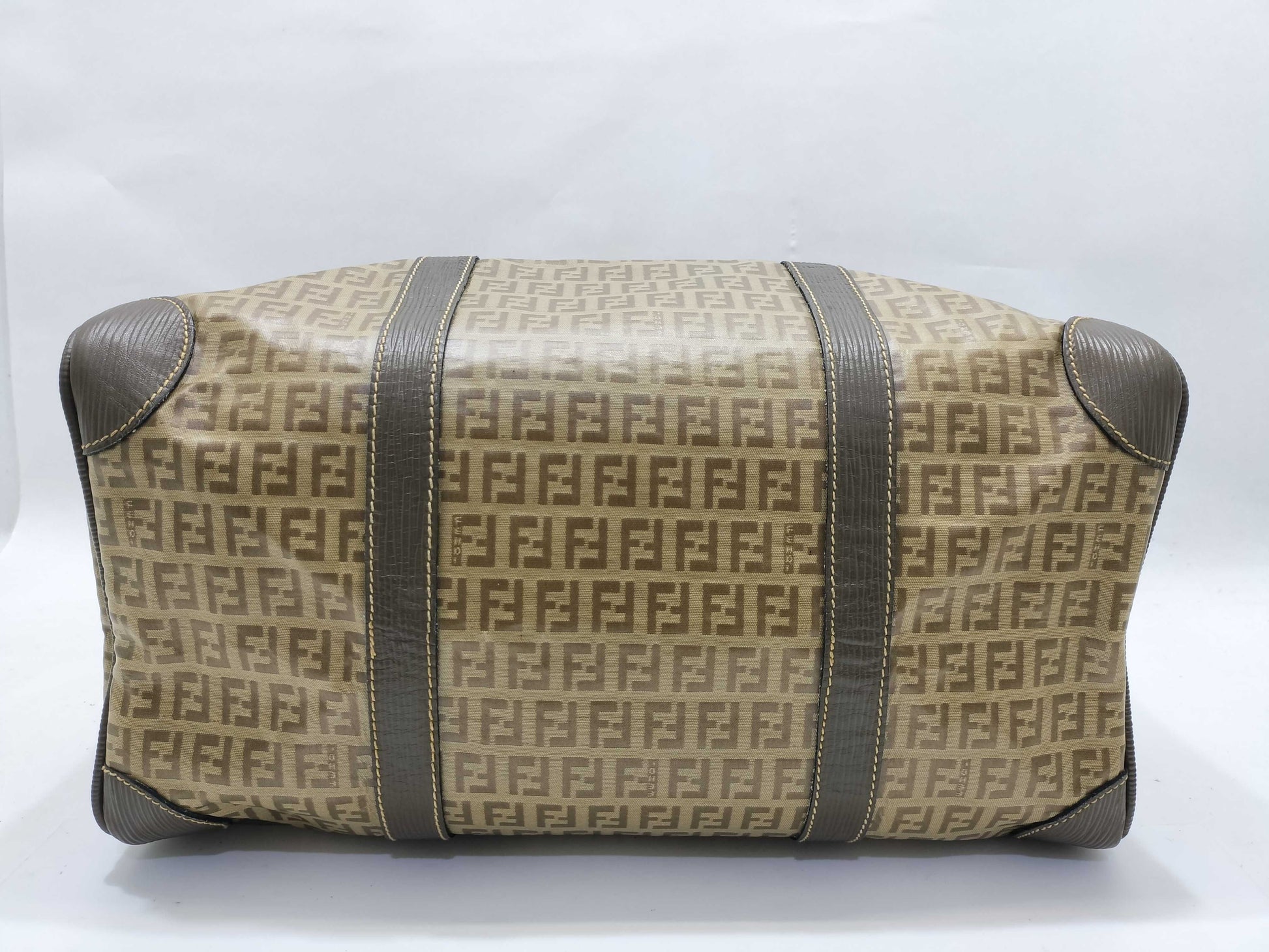 FENDI Zucchino PVC Boston Bag Boston Bag