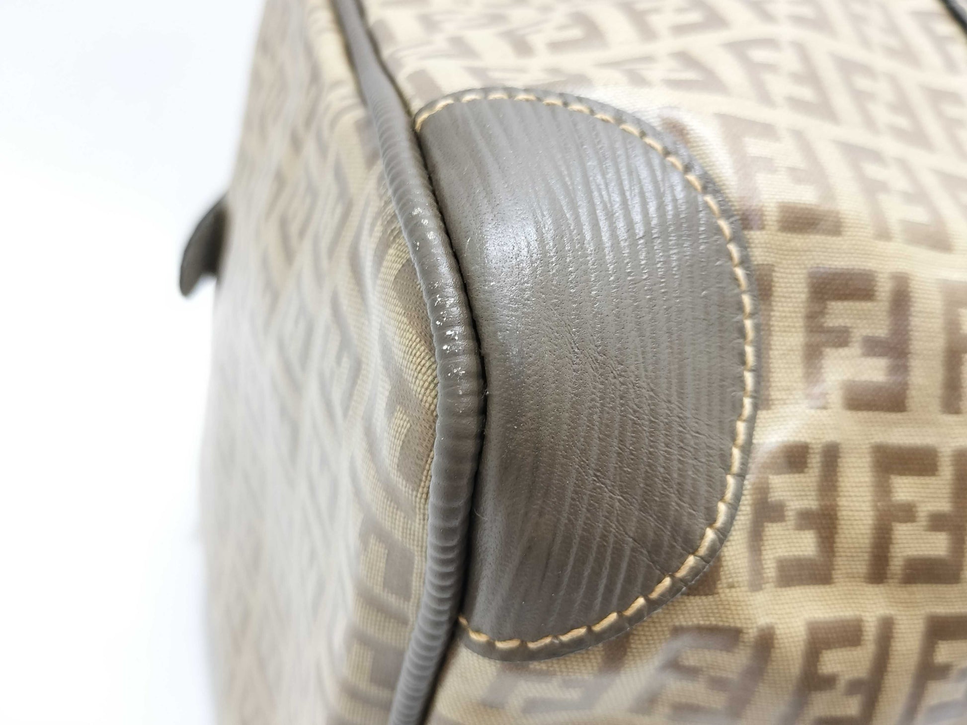 FENDI Zucchino PVC Boston Bag Boston Bag