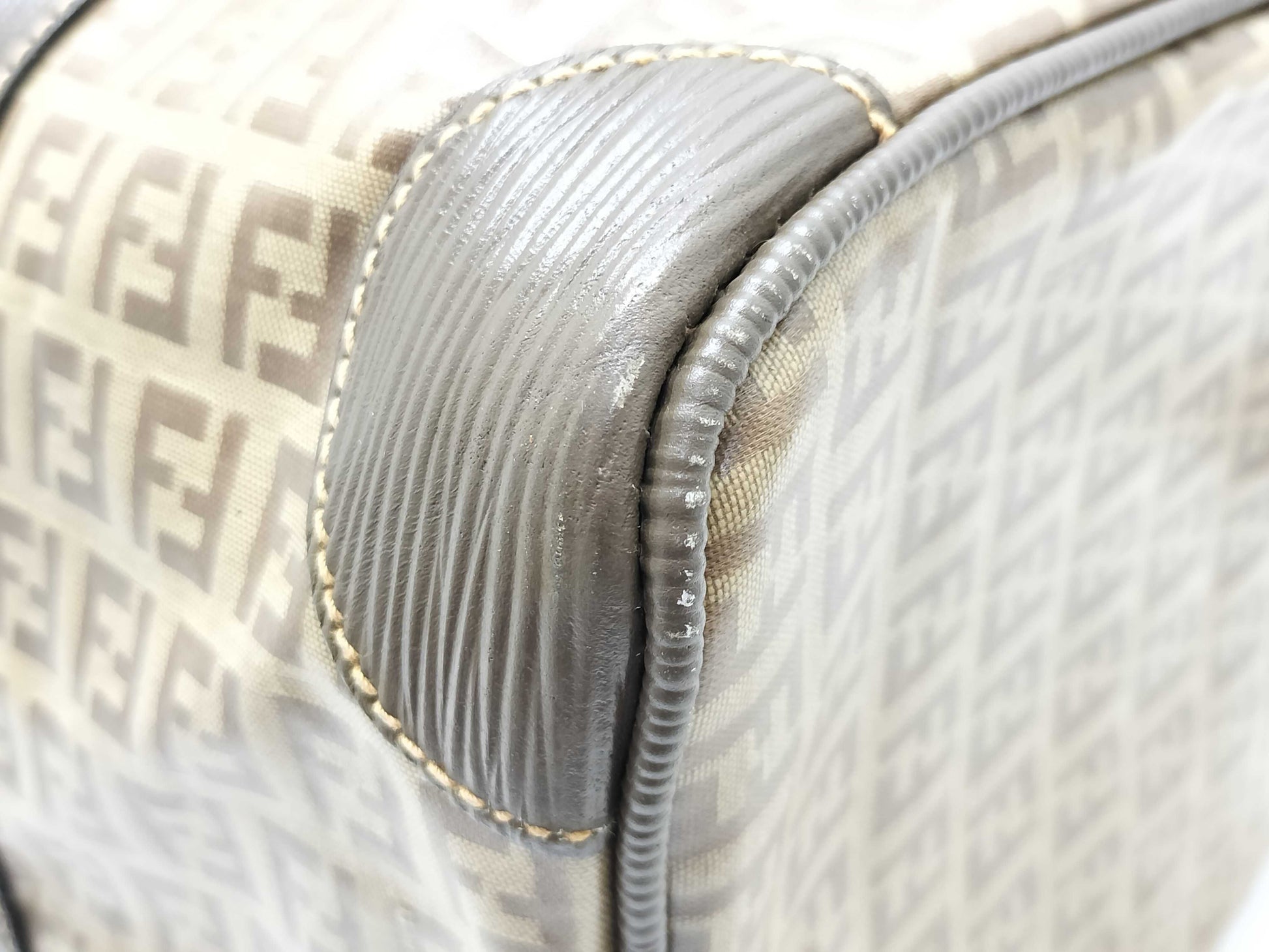 FENDI Zucchino PVC Boston Bag Boston Bag
