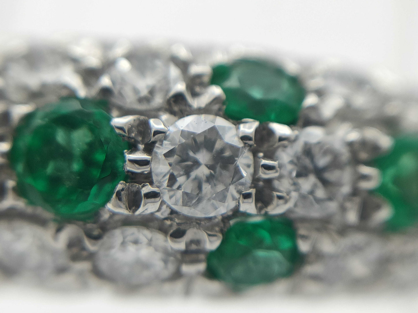 E0.53ct D0.80ct Pt900 9.7g Ring