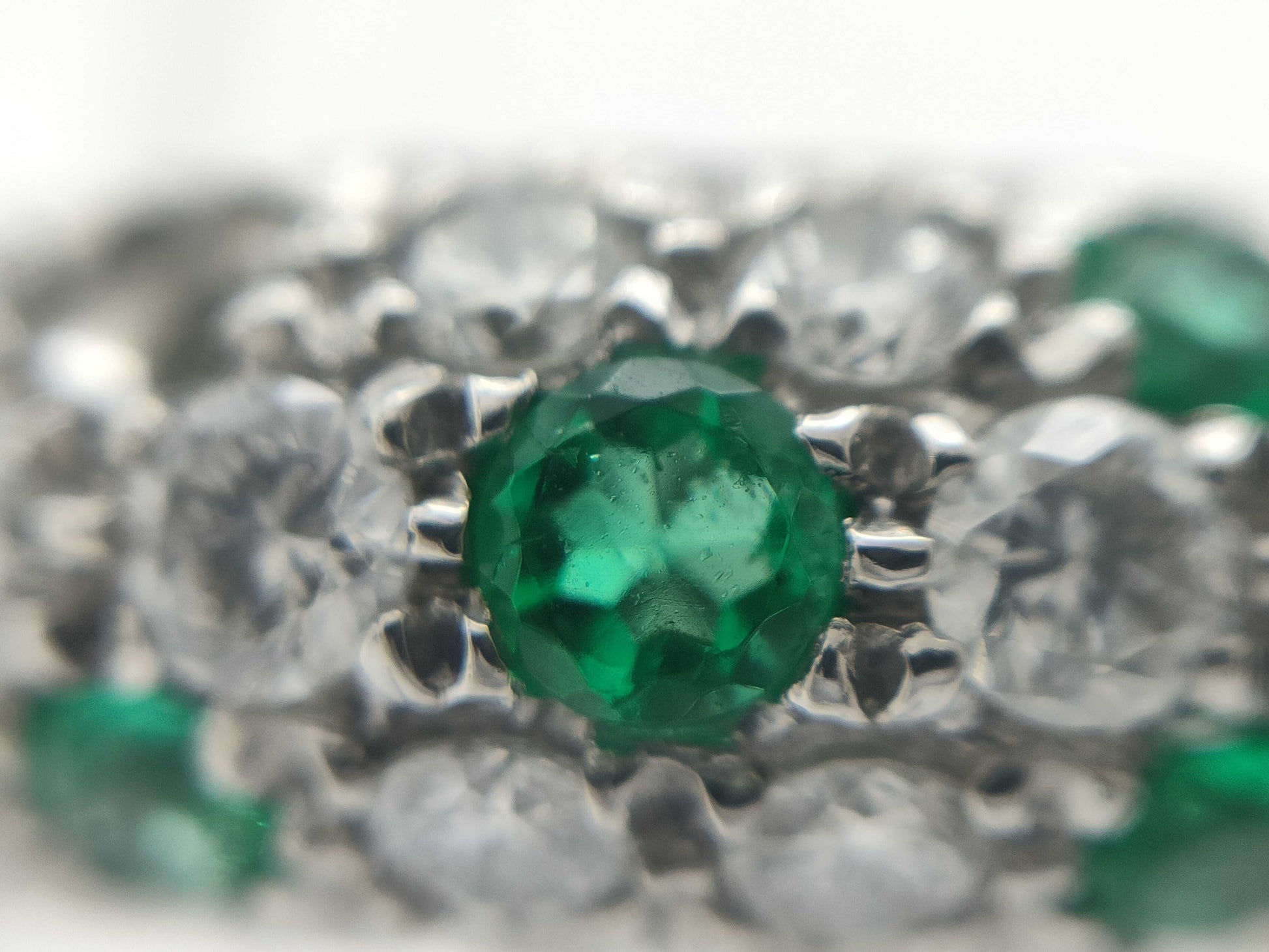 E0.53ct D0.80ct Pt900 9.7g Ring