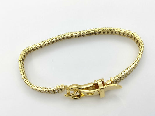 D5.00ct K18 24.6g Bracelet/Bangle