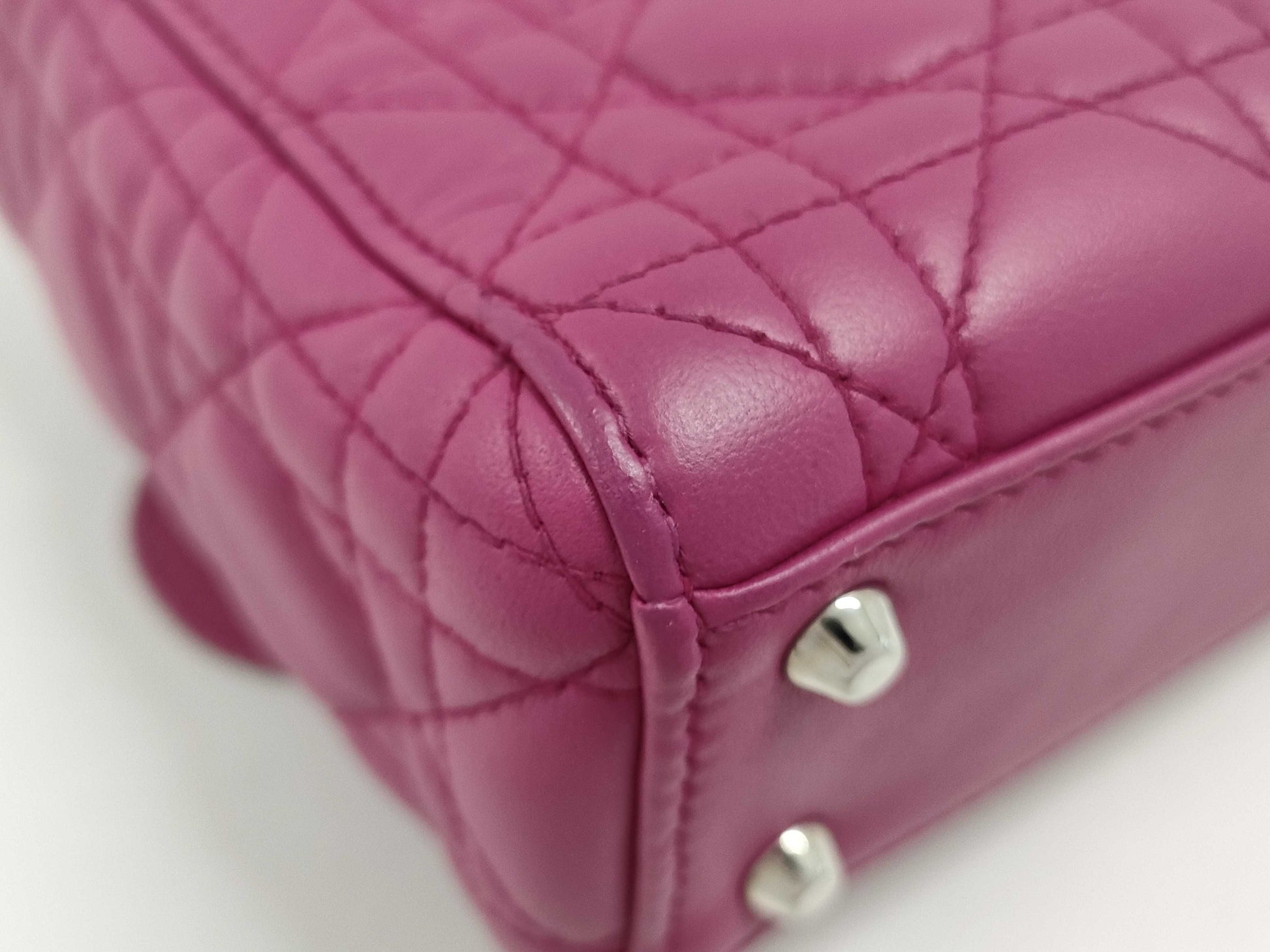Dior Lady Dior Purple Handbag