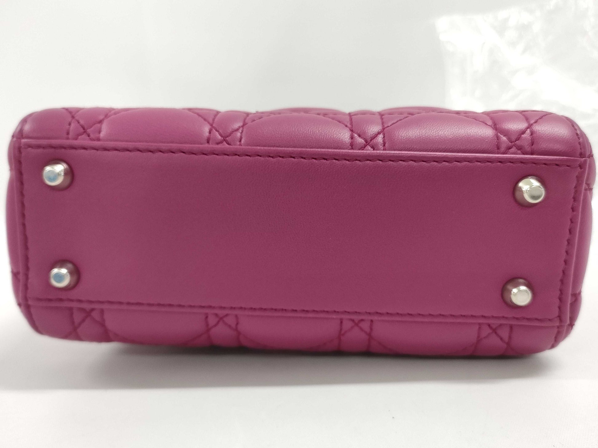 Dior Lady Dior Purple Handbag