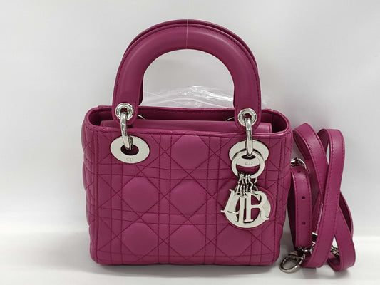 Dior Lady Dior Purple Handbag