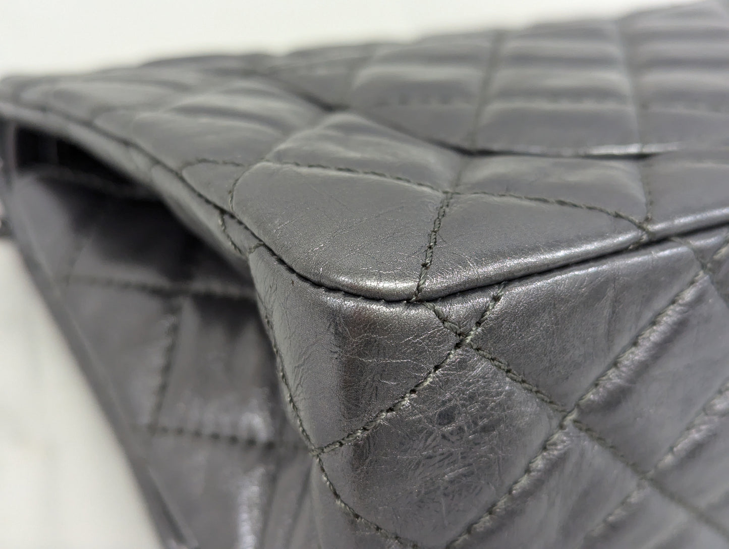 CHANEL 2.55 Metallic W Flap 12th Series Shoulder Bag