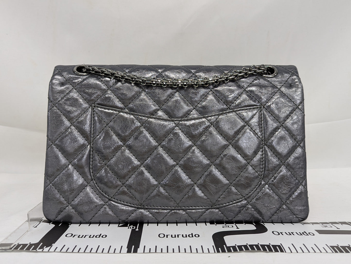 CHANEL 2.55 Metallic W Flap 12th Series Shoulder Bag