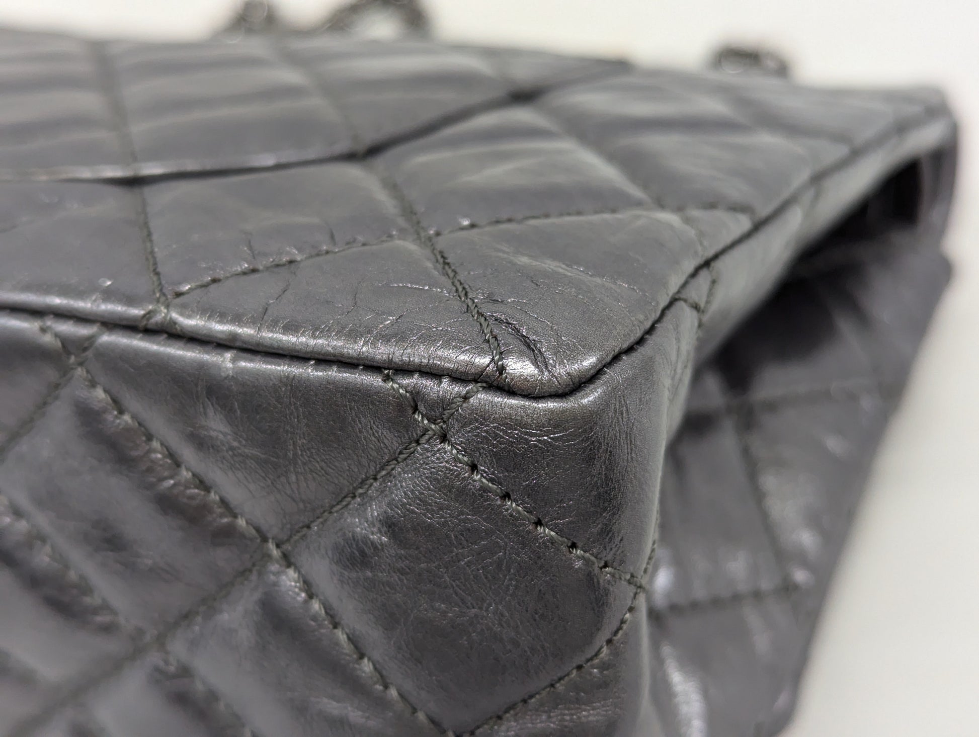 CHANEL 2.55 Metallic W Flap 12th Series Shoulder Bag