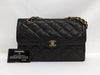 CHANEL Lambskin Matlasse Paris Exclusive W Flap Shoulder Bag