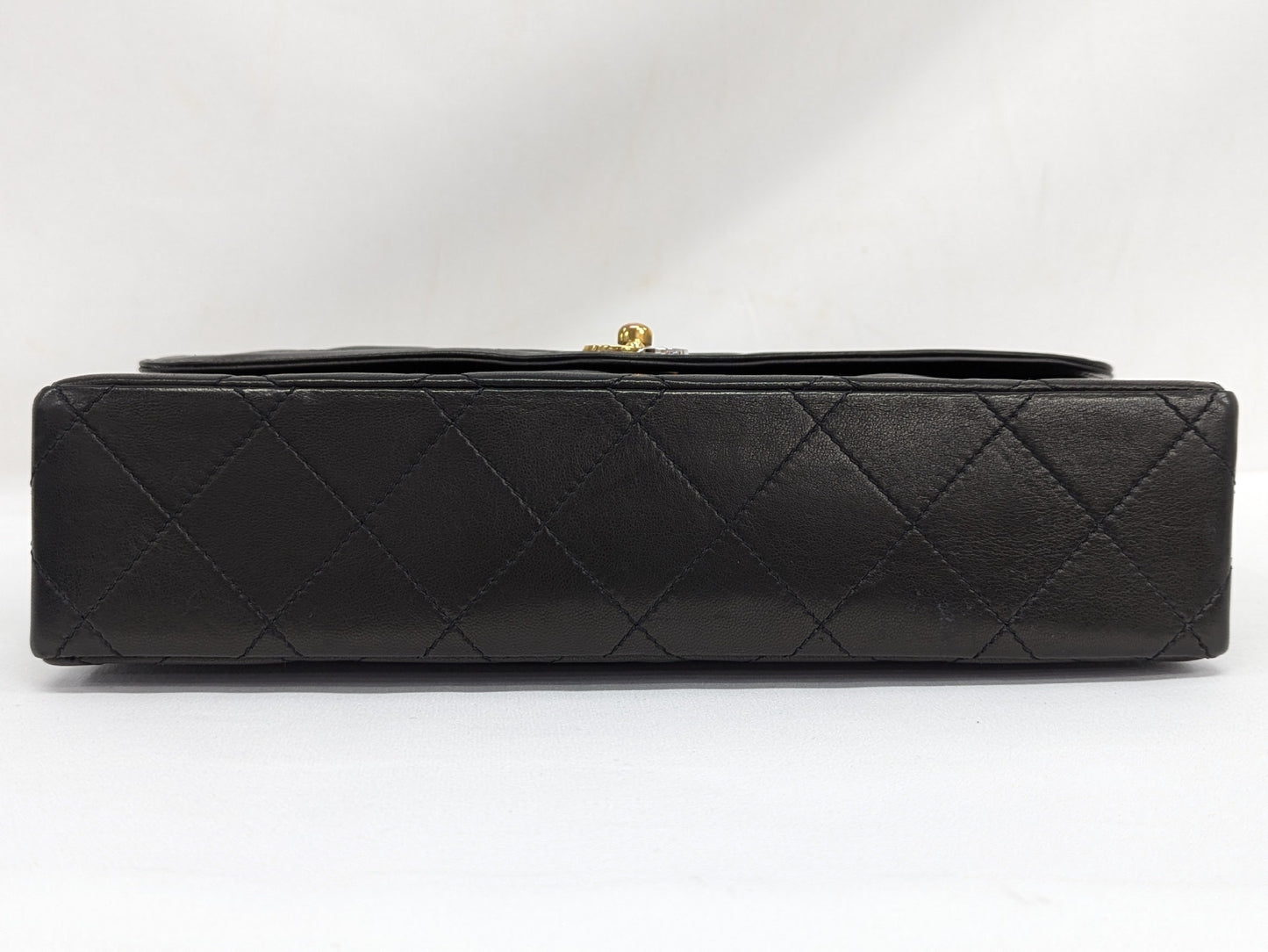 CHANEL Lambskin Matlasse Paris Exclusive W Flap Shoulder Bag