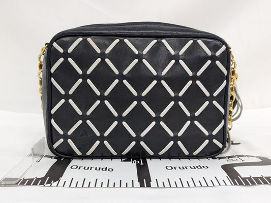 CHANEL Fringe Chain Shoulder 2nd Shoulder Bag