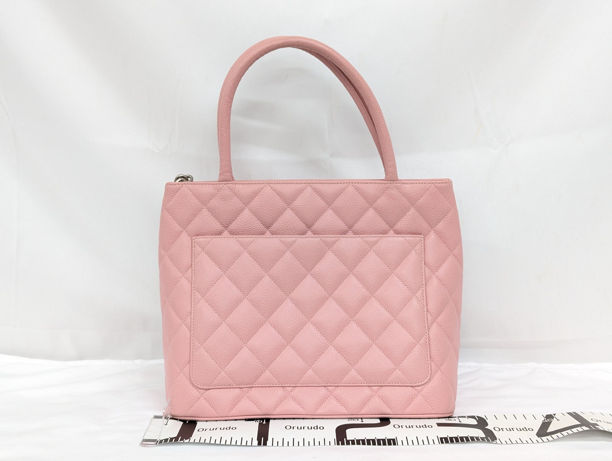 CHANEL Caviar Skin Reissue Tote Pink Tote Bag