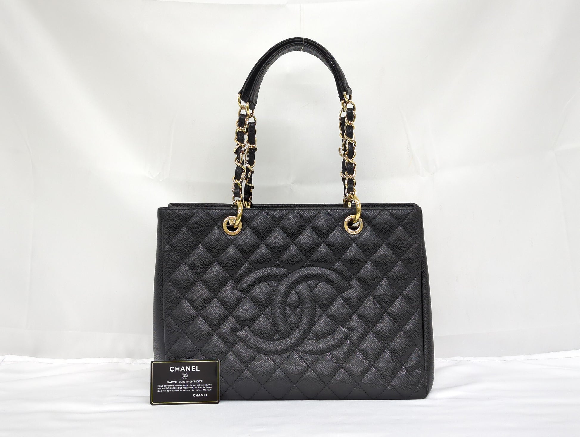 CHANEL Caviar Skin GST Tote Tote Tote Bag