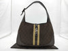 GUCCI GG Canvas Jackie Hardware Shoulder Bag