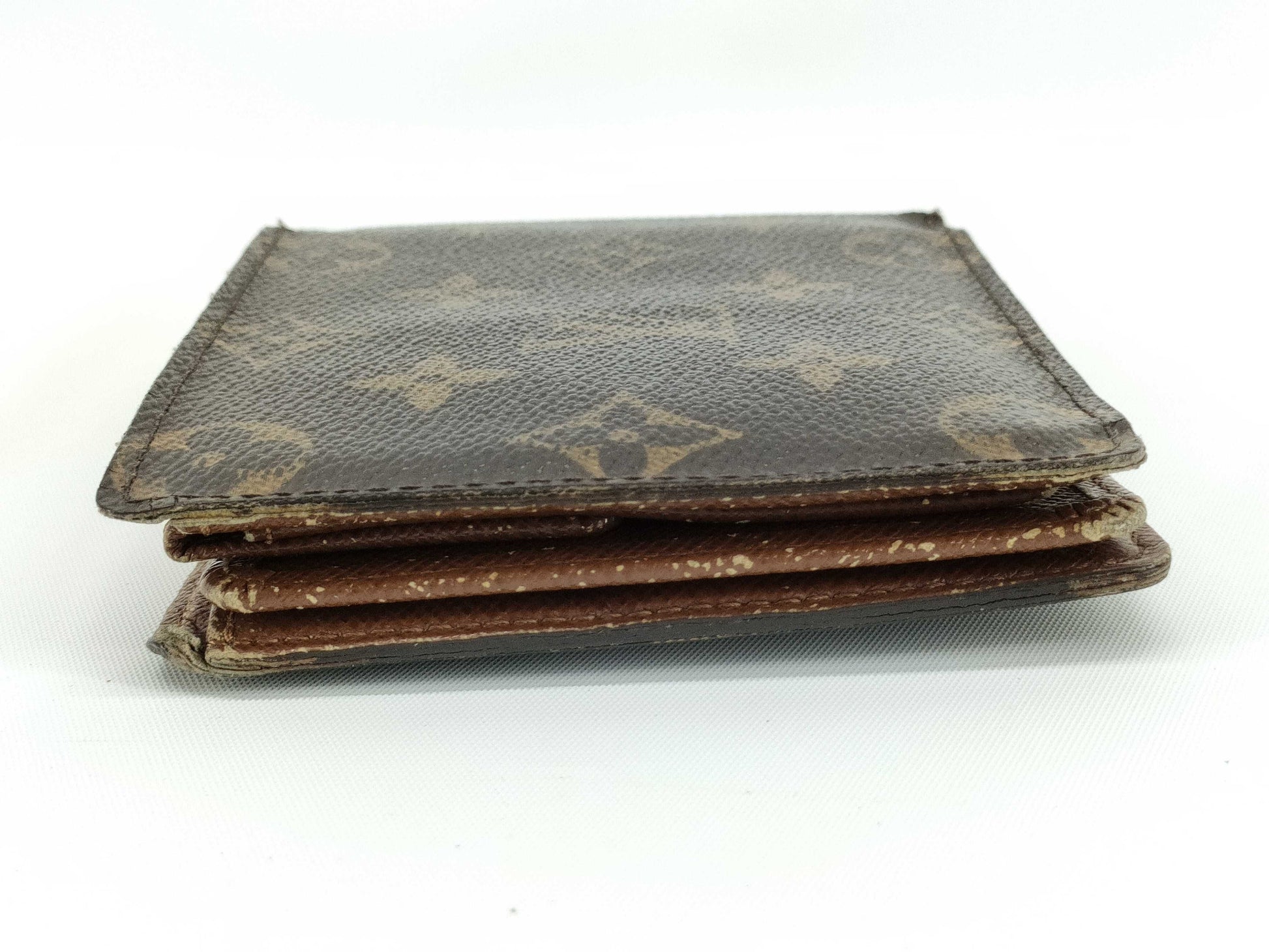 LOUIS VUITTON Monogram Vuitton Monogram Men's Bi-Fold Wallet with Pass Case Wallet